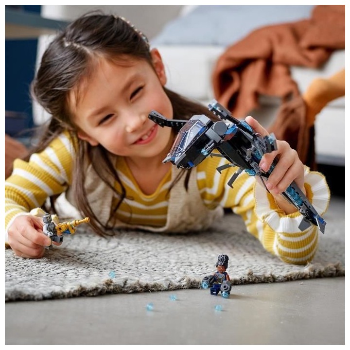 LEGO 76186 Marvel Le dragon volant de Black Panther – Jouet Avengers