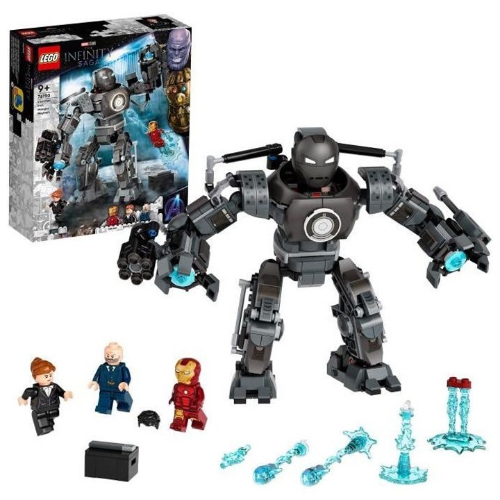 LEGO 76190 Marvel Iron Man : la destruction d'Iron Monger Figurine et