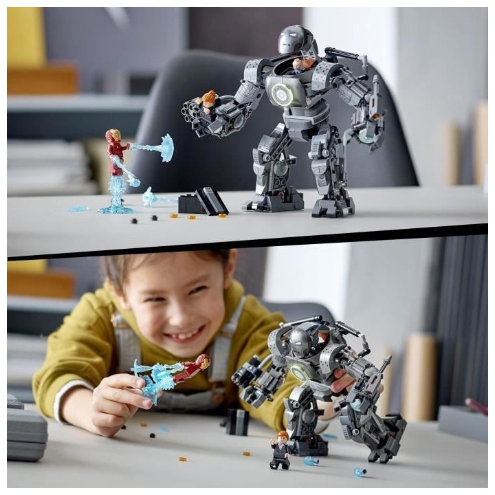 LEGO 76190 Marvel Iron Man : la destruction d'Iron Monger Figurine et