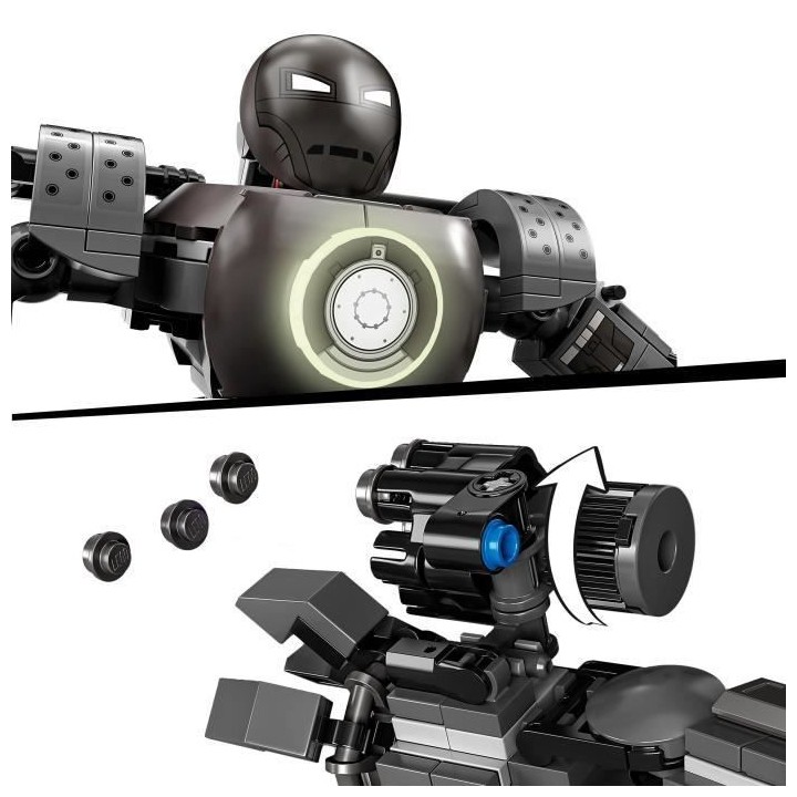 LEGO 76190 Marvel Iron Man : la destruction d'Iron Monger Figurine et