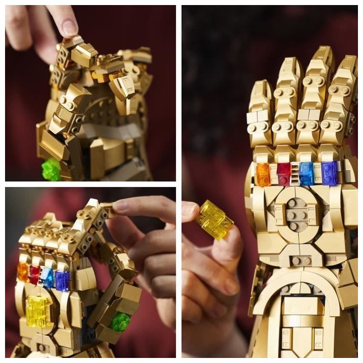 LEGO 76191 Marvel Le Gant de l'infini –Thanos a construire pour Adul