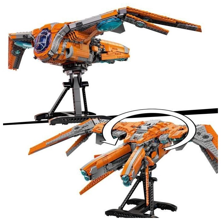 LEGO Marvel 76193 Le Vaisseau des Gardiens, Jouet de Vaisseau Spatial,