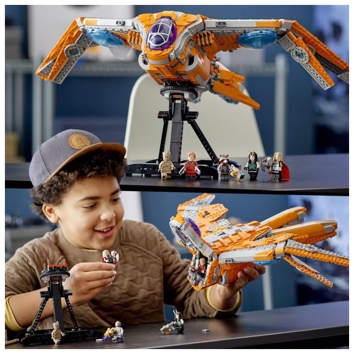 LEGO Marvel 76193 Le Vaisseau des Gardiens, Jouet de Vaisseau Spatial,