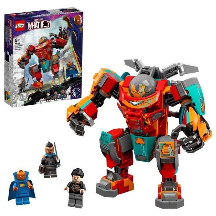 LEGO 76194 Marvel L'Armure Sakaarienne d'Iron Man de Tony Stark, Figur