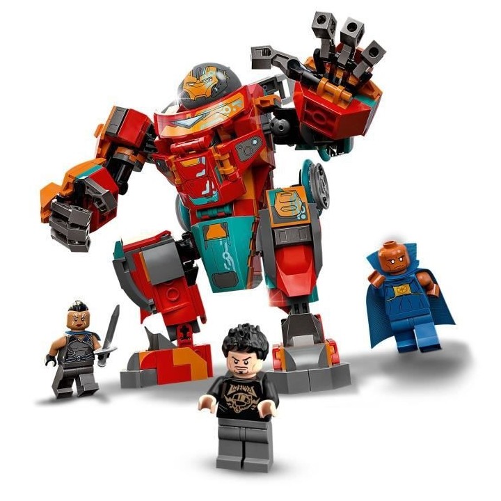 LEGO 76194 Marvel L'Armure Sakaarienne d'Iron Man de Tony Stark, Figur