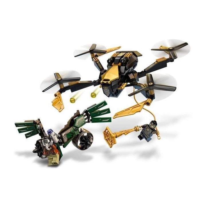 LEGO 76195 Marvel Le Drone de Duel de Spider-Man, Kit de Construction,