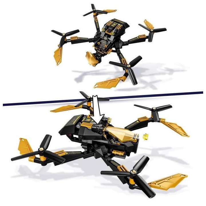 LEGO 76195 Marvel Le Drone de Duel de Spider-Man, Kit de Construction,