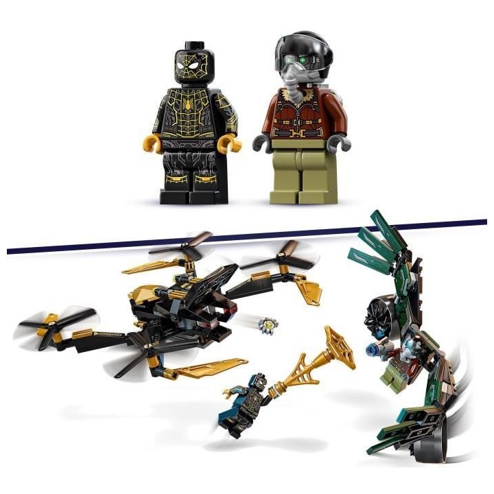 LEGO 76195 Marvel Le Drone de Duel de Spider-Man, Kit de Construction,