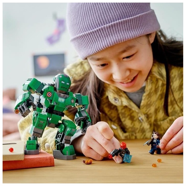 LEGO 76201 Marvel L'Agent Carter et le Marcheur d'Hydra avec Figurines