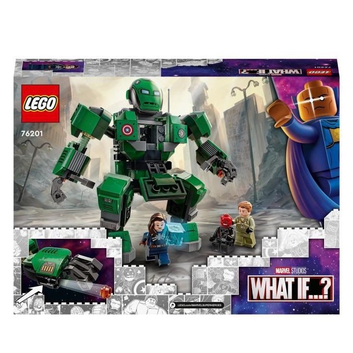 LEGO 76201 Marvel L'Agent Carter et le Marcheur d'Hydra avec Figurines