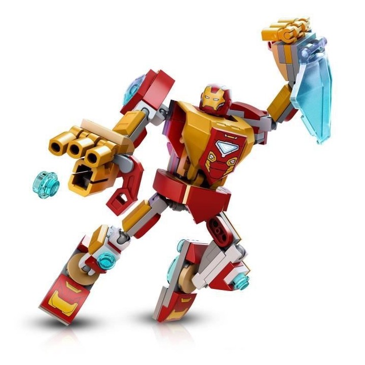 LEGO 76203 Marvel L'Armure Robot d'Iron Man, Set Figurine Action Aveng