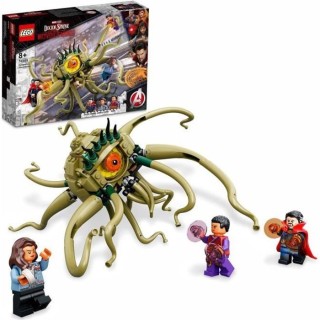 LEGO 76205 Marvel L'Attaque de Gargantos, Jouet de Construction Dr Str