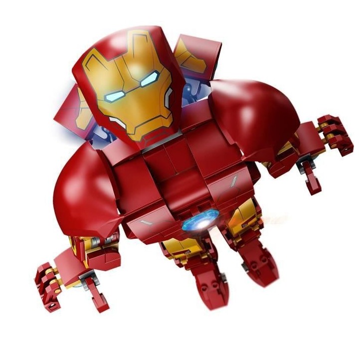 LEGO 76206 Marvel L'Armure Articulée d'Iron Man, Figurine Collectionn