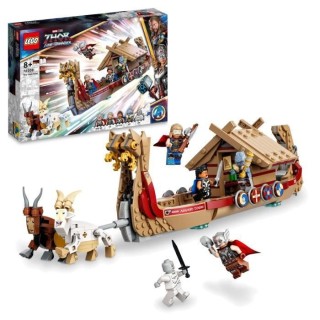 LEGO 76208 Marvel Le Drakkar de Thor, Jouet a Construire de Bateau ave