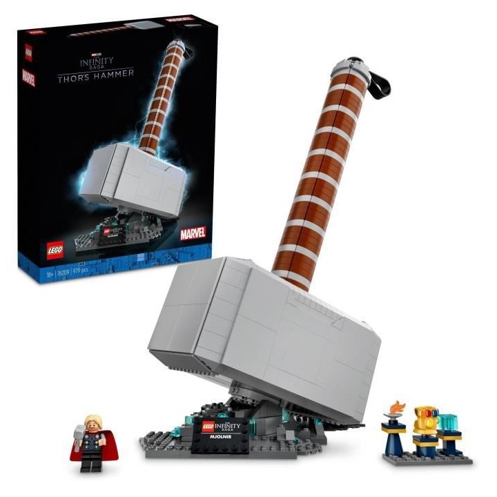 LEGO 76209 Marvel Le Marteau De Thor?, Maquette a Construire, Avengers