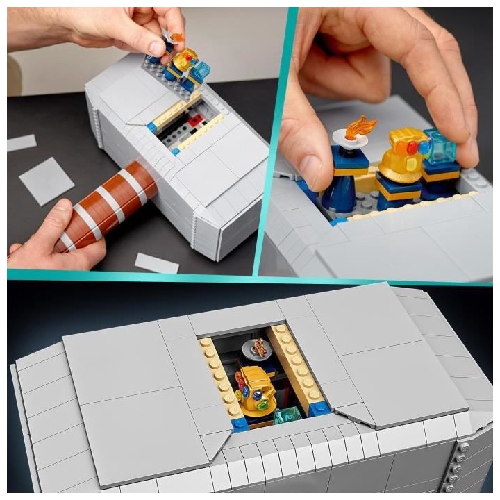 LEGO 76209 Marvel Le Marteau De Thor?, Maquette a Construire, Avengers