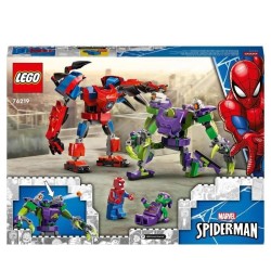 LEGO Marvel 76219 Spider-Man et le Bouffon Vert, Le Combat des Robots, Jouet de Construction pour Enfants de 7 Ans et Plus