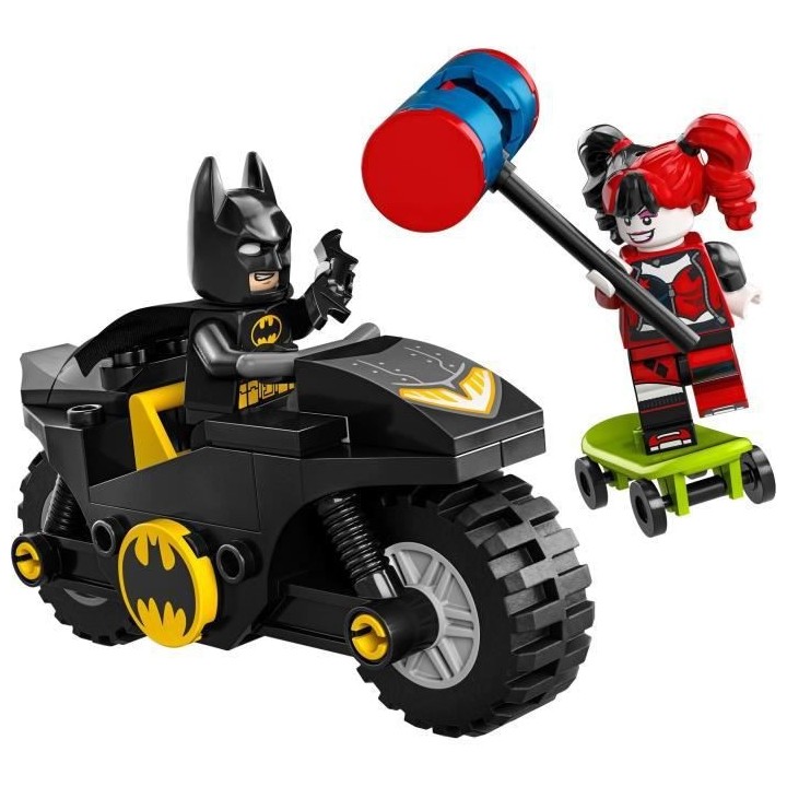 LEGO DC Batman 76220 Batman vs. Harley Quinn, Figurines et Jouet de Mo
