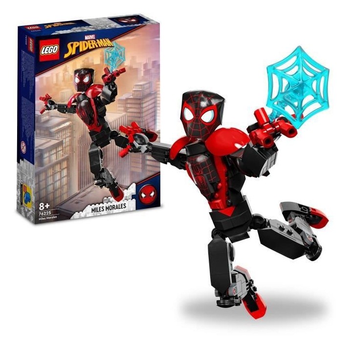 LEGO Marvel 76225 La Figurine de Miles Morales, Jouet Super-Héros, Ca