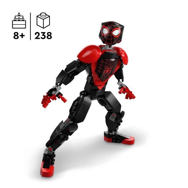 LEGO Marvel 76225 La Figurine de Miles Morales, Jouet Super-Héros, Ca