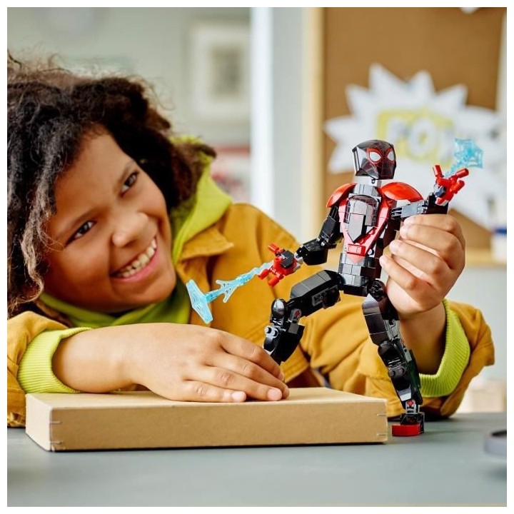 LEGO Marvel 76225 La Figurine de Miles Morales, Jouet Super-Héros, Ca