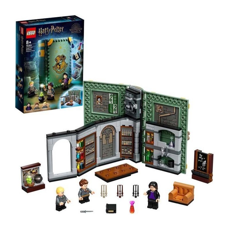 LEGO Harry Potter 76383 Poudlard : le cours de potions, Idée Cadeau Jouet pour Enfants de 8 ans et plus, Jeu de Voyage