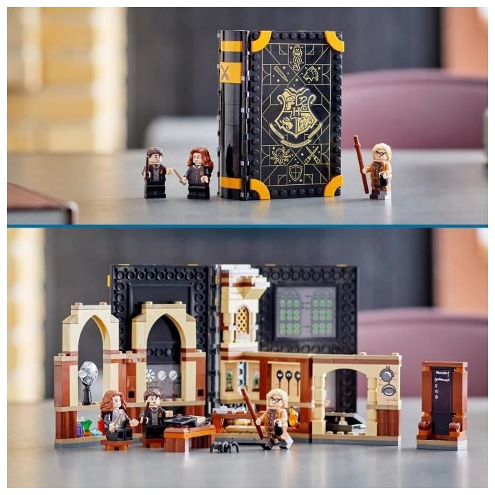 LEGO 76397 Harry Potter Poudlard : Le Cours De Défense, Livre Jouet d