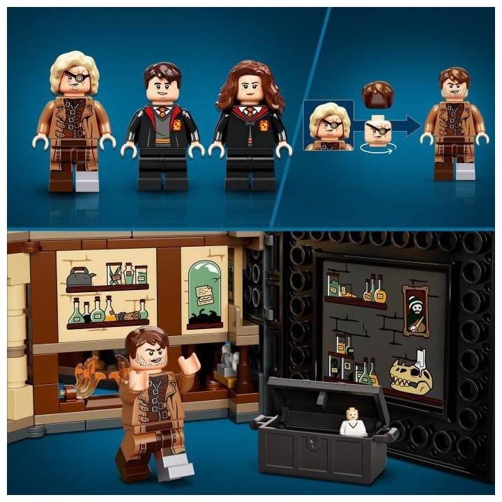 LEGO 76397 Harry Potter Poudlard : Le Cours De Défense, Livre Jouet d