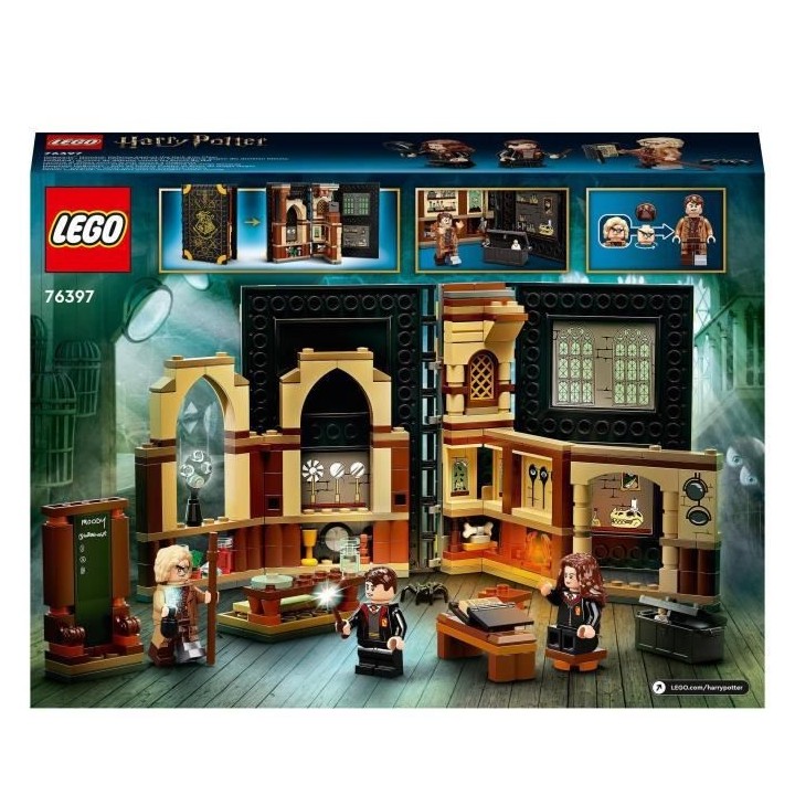 LEGO 76397 Harry Potter Poudlard : Le Cours De Défense, Livre Jouet d