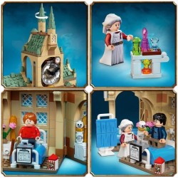 LEGO 76398 Harry Potter L'Infirmerie De Poudlard, Château et Tour de l'Horloge, Prisonnier d'Azkaban, Avec Ron Weasley