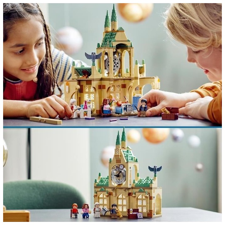 LEGO 76398 Harry Potter L'Infirmerie De Poudlard, Château et Tour de