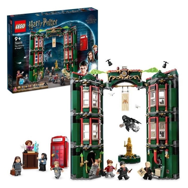 LEGO 76403 Harry Potter Le Ministere de la Magie, 12 Minifigurines et