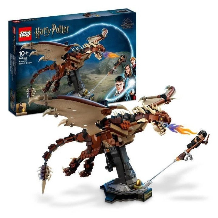 LEGO 76406 Harry Potter Le Magyar a Pointes, Figurine et Jouet de Drag