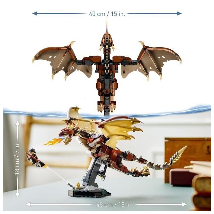 LEGO 76406 Harry Potter Le Magyar a Pointes, Figurine et Jouet de Drag