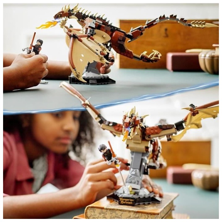 LEGO 76406 Harry Potter Le Magyar a Pointes, Figurine et Jouet de Drag