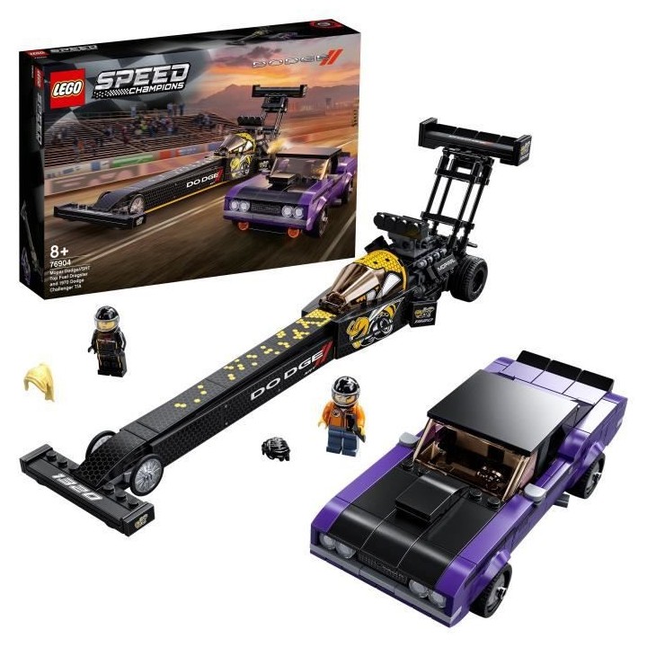 LEGO 76904 Speed Champions Set Mopar Dodge//SRT Top Fuel Dragster & 19
