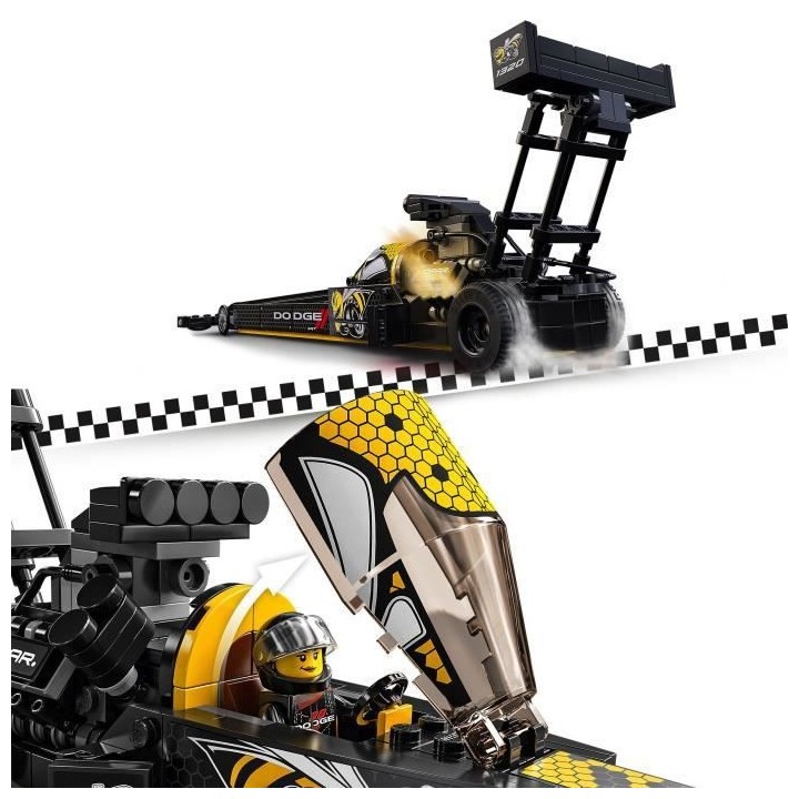 LEGO 76904 Speed Champions Set Mopar Dodge//SRT Top Fuel Dragster & 19