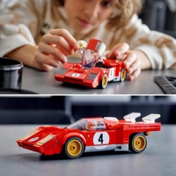 LEGO 76906 Speed Champions 1970 Ferrari 512 M Modele Réduit de Voiture de Course, Jouet de Construction pour Enfants