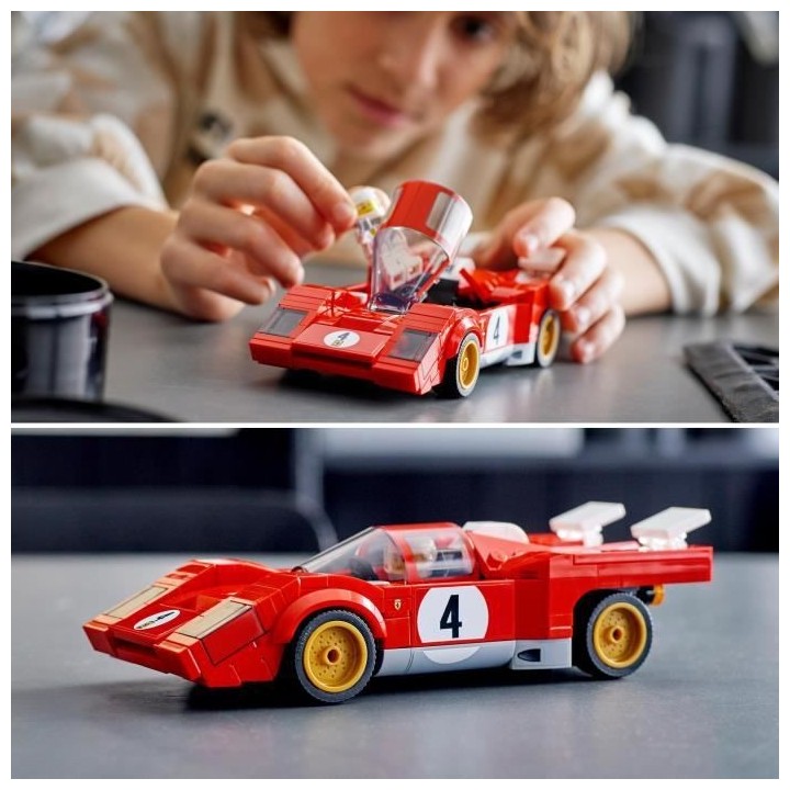 LEGO 76906 Speed Champions 1970 Ferrari 512 M Modele Réduit de Voitur