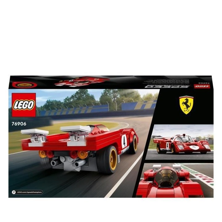 LEGO 76906 Speed Champions 1970 Ferrari 512 M Modele Réduit de Voitur