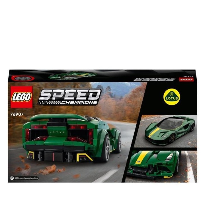 LEGO 76907 Speed Champions Lotus Evija Voiture de Course, Jouet Rédui