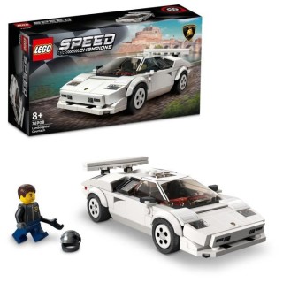 LEGO 76908 Speed Champions Lamborghini Countach, Jouet modele de Voitu