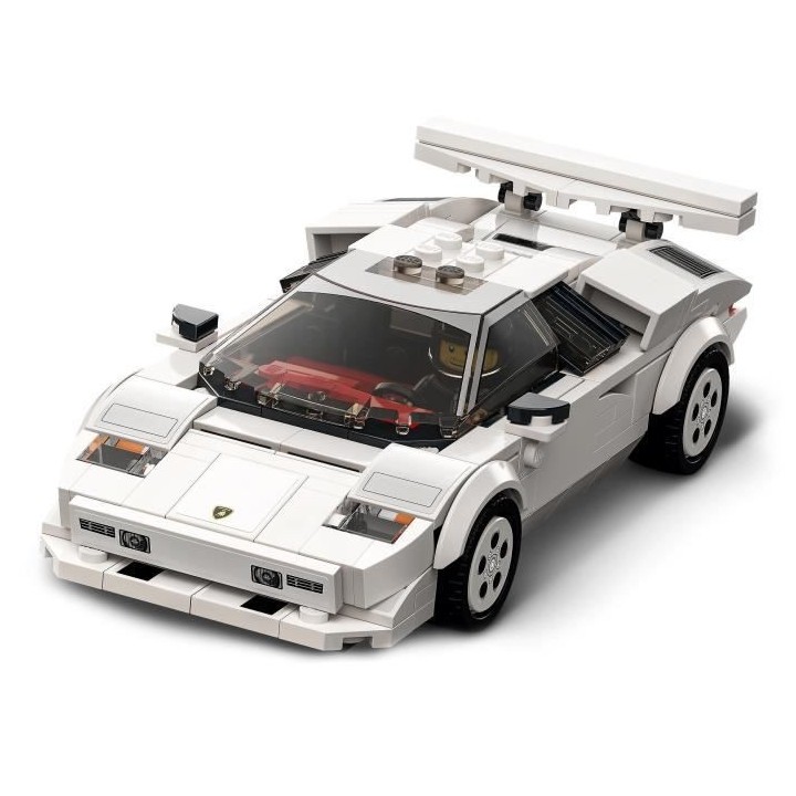 LEGO 76908 Speed Champions Lamborghini Countach, Jouet modele de Voitu