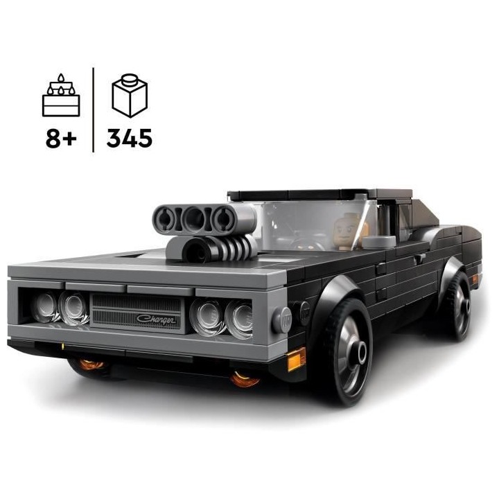 LEGO Speed Champions 76912 Fast & Furious 1970 Dodge Charger R/T, Joue