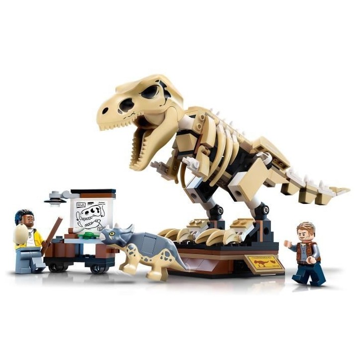 LEGO 76940 Jurassic World L'Exposition du Fossile du T. Rex Dinosaure
