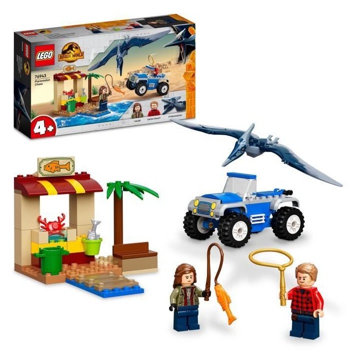 LEGO 76943 Jurassic World La Course-Poursuite du Ptéranodon, Dinosaur