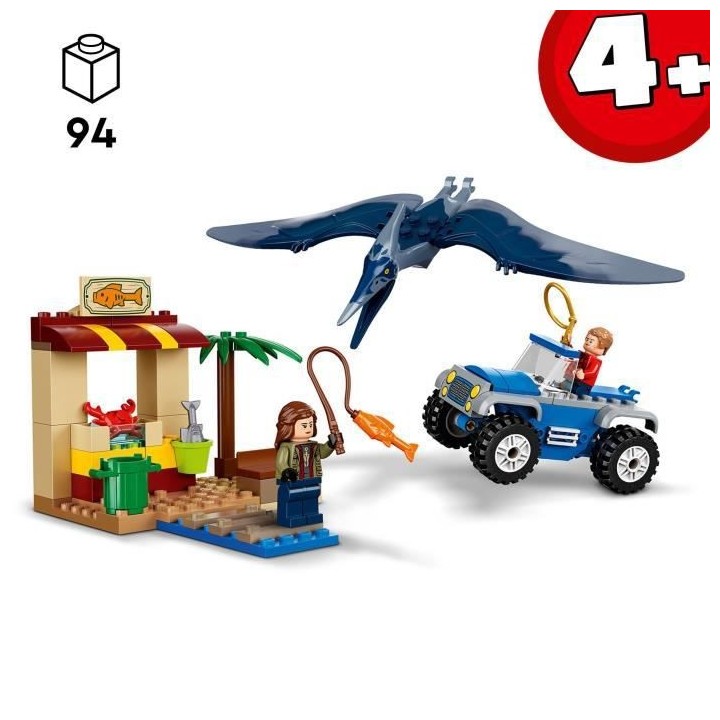 LEGO 76943 Jurassic World La Course-Poursuite du Ptéranodon, Dinosaur