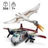 LEGO 76947 Jurassic World L'Embuscade en Avion du Quetzalcoatlus, Avion avec Figurines de Dinosaures, des 7 Ans