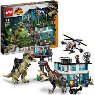LEGO 76949 Jurassic World L'Attaque du Giganotosaurus et du Therizinos