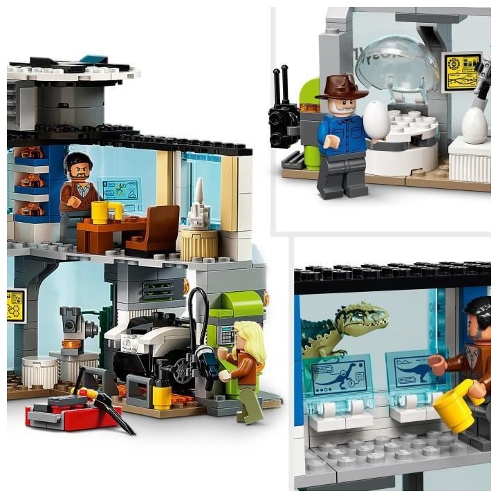 LEGO 76949 Jurassic World L'Attaque du Giganotosaurus et du Therizinos